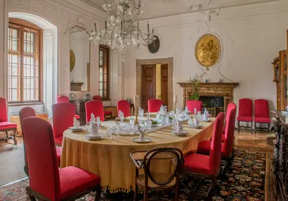 festive dining room